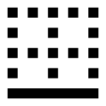 Gui Border Bottom SVG Icon